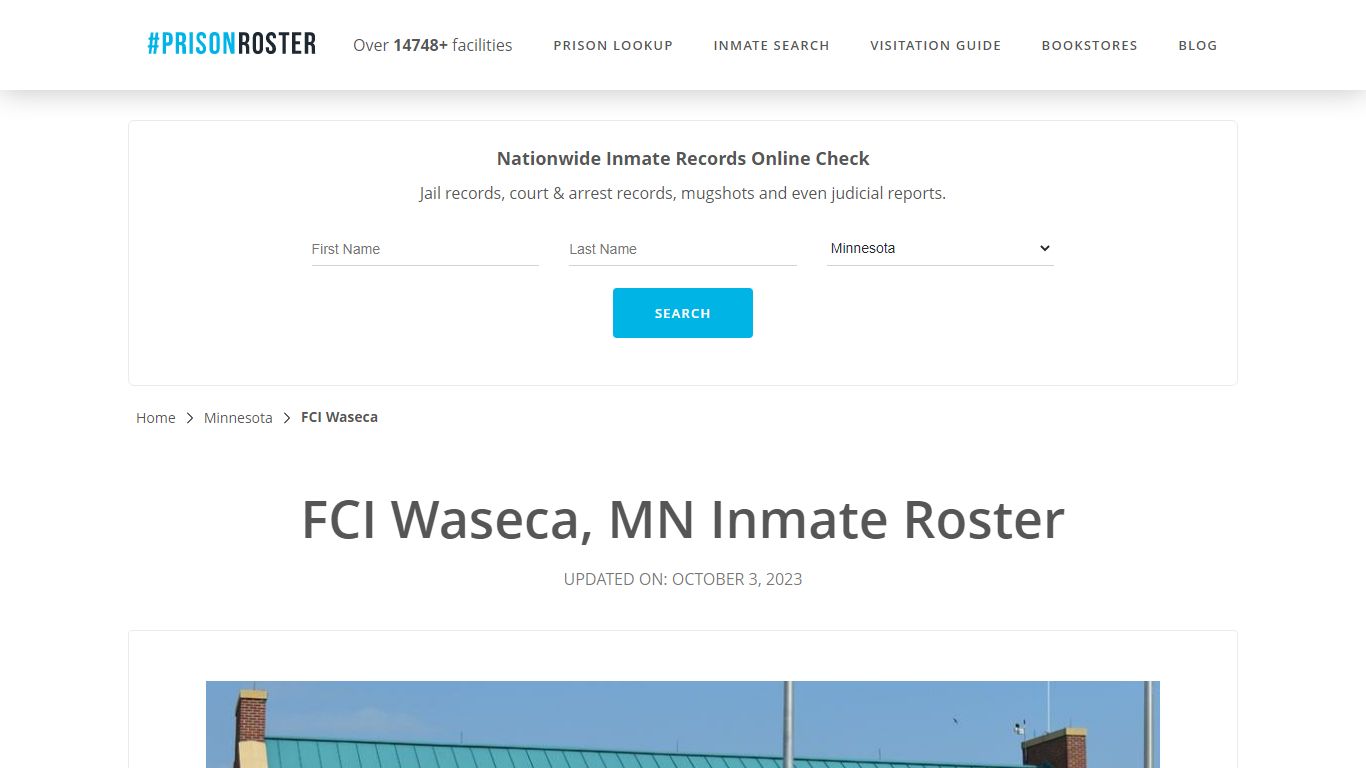 FCI Waseca, MN Inmate Roster - Prisonroster